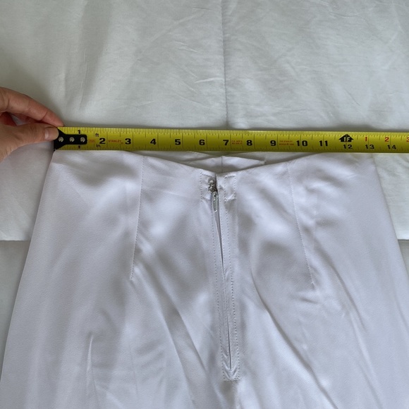 White Vintage Palazzo Pants - Picture 6 of 9